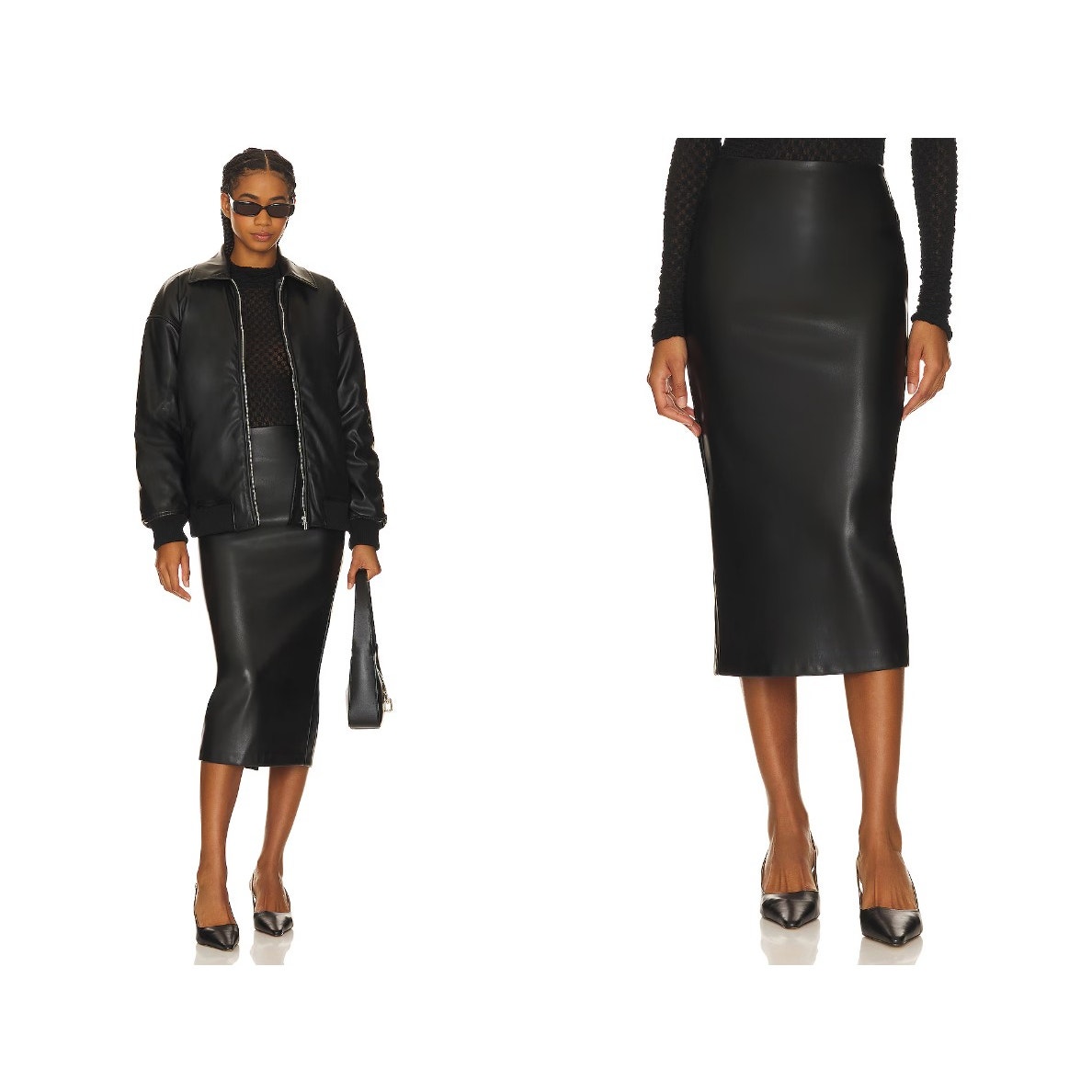 Lblc The Label Eddie Skirt In Black